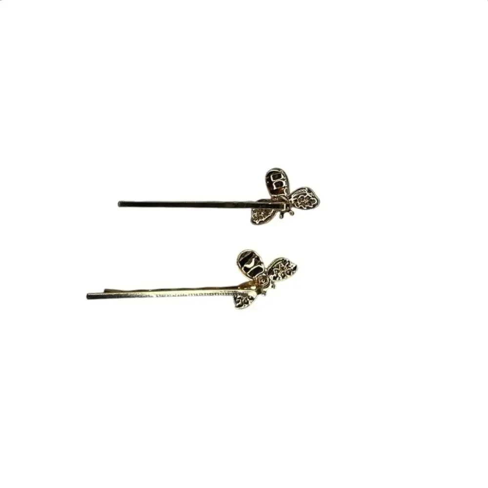 Bumble Bee Bobby Pins Gold Tone Hair Accessories Cottagecore Fairycore Set